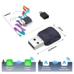 מתאם carplay android auto אלחוטי לרכב carlinkit mini ultra – תמונה 4