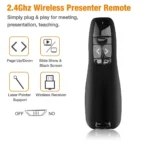 שלט רחוק אלחוטי למצגות Logitech R400 לוגיטק – תמונה 2