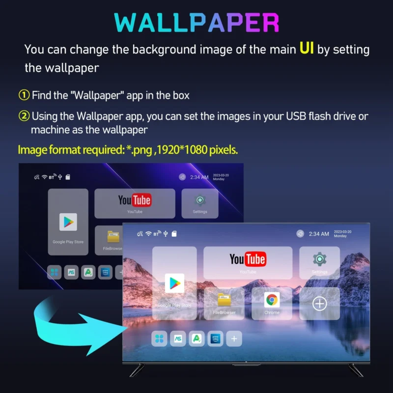 ⁦סטרימר חכם H96 Max 8K Ultra HD 4+64GB⁩ – תמונה ⁦5⁩