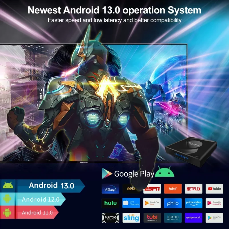 ⁦סטרימר X88 Pro 13 תמיכה ב 8K Android 13.0⁩ – תמונה ⁦6⁩