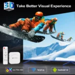 ⁦סטרימר אנדרואיד 14 דגם H96 max m1 plus 4+128gb⁩ – תמונה ⁦6⁩