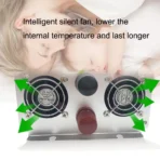 ⁦ממיר מתח לרכב 12V XINBOKE גל סינוס טהור 5500W⁩ – תמונה ⁦3⁩
