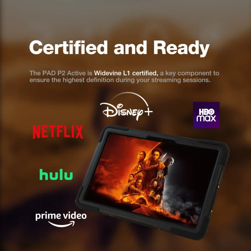 ⁦טאבלט מוקשח AGM PAD P2 ACTIVE 8GB+256GB אנדרואיד 14⁩ – תמונה ⁦3⁩