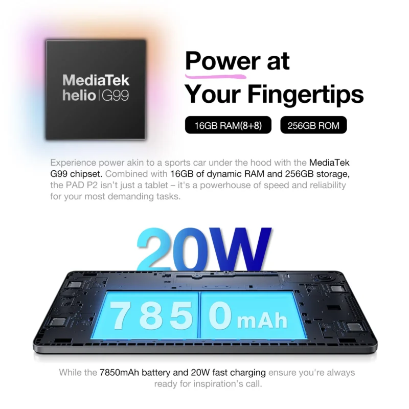 ⁦טאבלט AGM PAD P2 Wi-Fi + 4G LTE 8GB+256GB אנדרואיד 14⁩ – תמונה ⁦3⁩