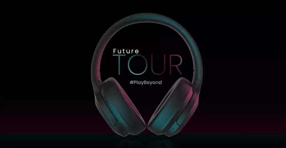 HiFuture-Future-Tour-ANC-Over-Ear-Headphones-2 אוזניות קשת אלחוטיות היי פיוצ'ר HiFuture Future Tour – תמונה 2
