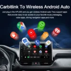 מתאם אלחוטי carbitlinnk לאנדרואיד אוטו וקאר פליי אלחוטי – תמונה 5