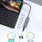 ⁦מתאם type c ל ethernet במהירות 1GB⁩ – תמונה ⁦3⁩