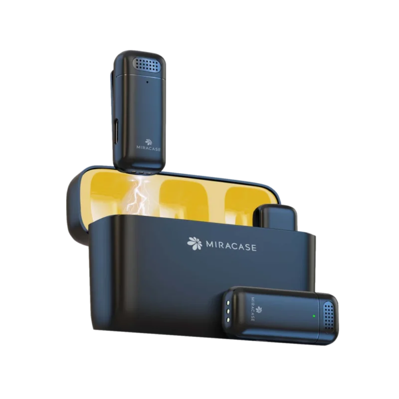 מיקרופון דש אלחוטי כפול MIRACASE MWMC750