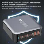 מטען שולחני עוצמתי במיוחד GaN 3בהספק כולל של 320W – תמונה 8