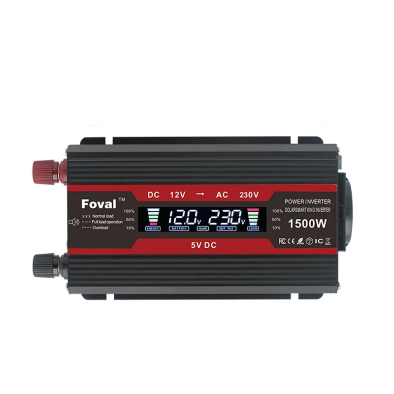 ממיר מתח לרכב FOVAL 12V 1500W