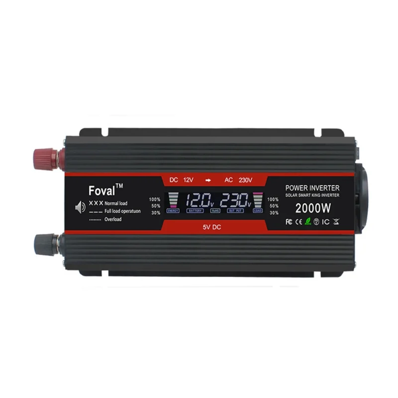 ממיר מתח לרכב FOVAL 12V 2000W