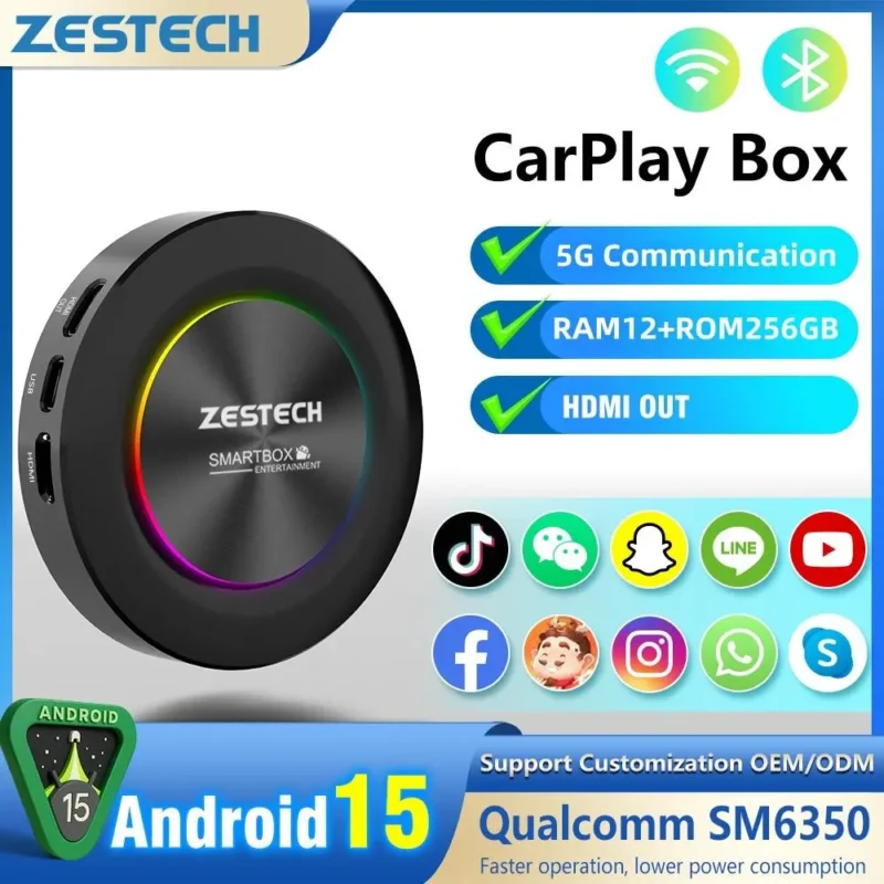 דונגל Ai-Box ZesTech ZT208 12+256GB SM6350