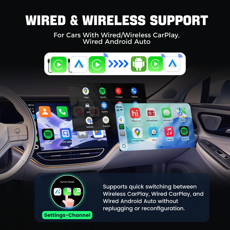 ⁦דונגל Carlinkit Tbox Ultra 3 Android 15 AI Box⁩ – תמונה ⁦3⁩
