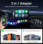 ⁦מתאם חוטי לאלחוטי ל-Android Auto ו-CarPlay מותג Tbox B5⁩ – תמונה ⁦3⁩