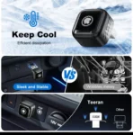 ⁦מתאם חוטי לאלחוטי ל-Android Auto ו-CarPlay מותג Tbox B5⁩ – תמונה ⁦5⁩