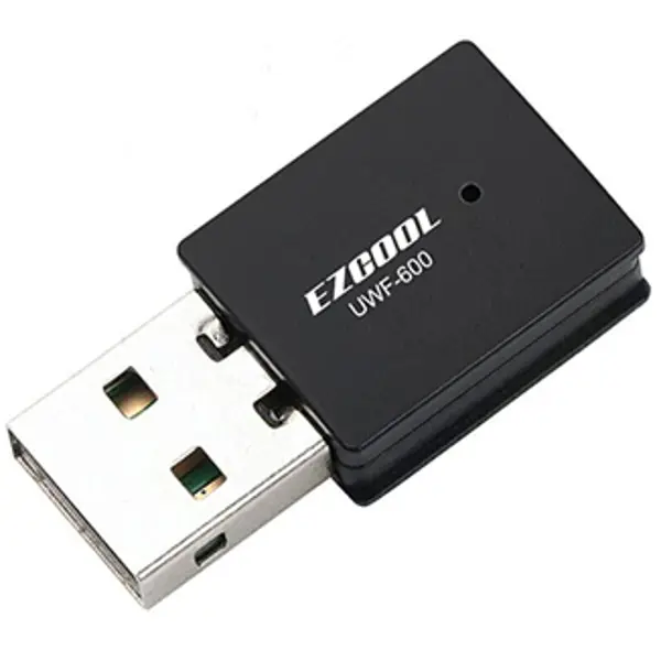 מתאםכרטיס רשת אלחוטי EZCOOL UWF-600 Dual-Band 600Mbps