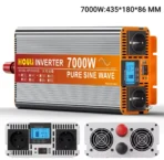 ממיר מתח HOULI 7000W לרכב 12V ל 220V סינוס טהור