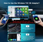 מתאם CarPlay ו AnodridAuto לטסלה carlinkit t2c-se – תמונה 3
