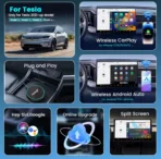 מתאם CarPlay ו AnodridAuto לטסלה carlinkit t2c-se – תמונה 4