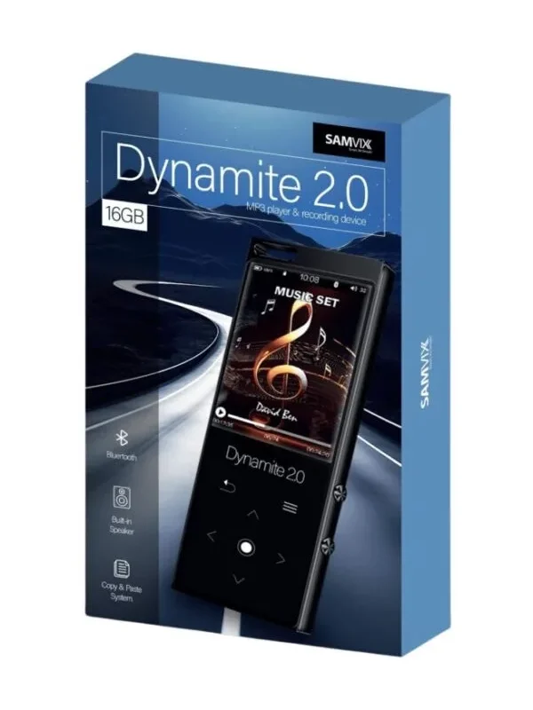 נגן מוזיקה כשר דיינמיט Samvix Dynamite 2.0 שחור